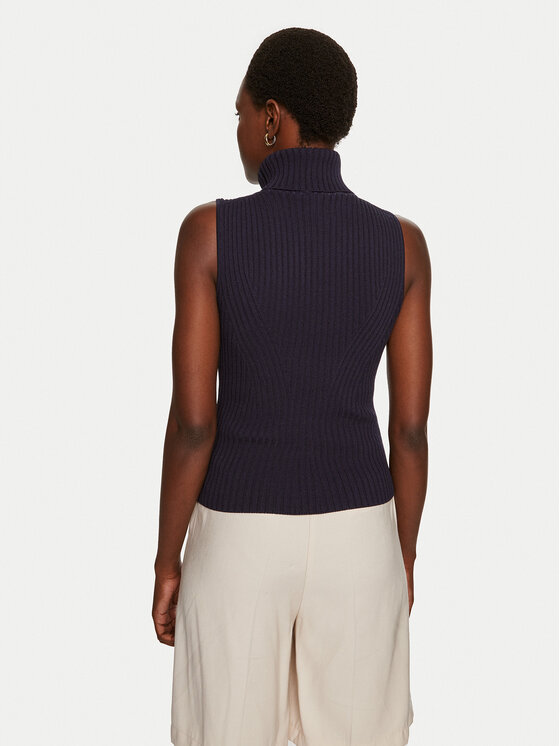STAUD STAUD Rollkragenpullover Callum R24P3141VN Dunkelblau Slim Fit