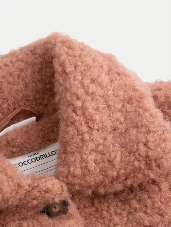 Coccodrillo Coccodrillo Кожено палто ZC4153102RGJ Кафяв Regular Fit