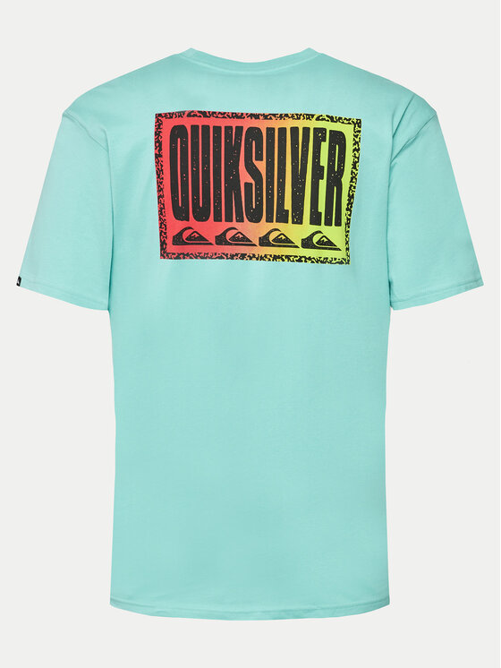 Quiksilver Quiksilver T-krekls Long Fade EQYZT07670 Zils Regular Fit