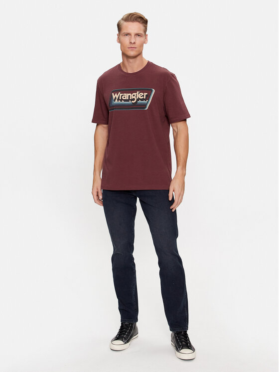 Wrangler Wrangler Jeansy Larston 112341426 Granatowy Slim Fit