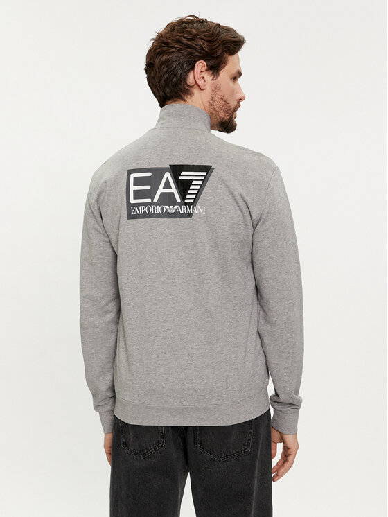 EA7 Emporio Armani EA7 Emporio Armani Суитшърт 3DPM61 PJ05Z 3905 Сив Regular Fit