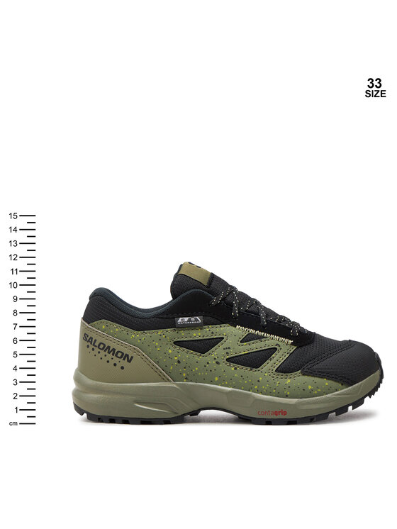 Salomon Salomon Трекінгові черевики Outway Climasalomon™ Waterproof L47282700 Зелений