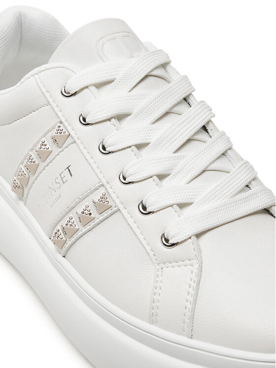TWINSET TWINSET Снікерcи 242TCP01G Білий