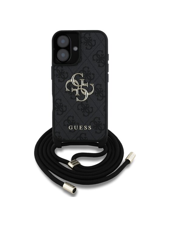 Guess Guess Etui na telefon Apple iPhone 16 Czarny