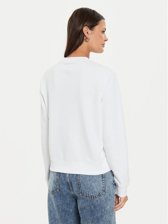 Guess Jeans Guess Jeans Felpa W4YQ07 KC811 Bianco Regular Fit