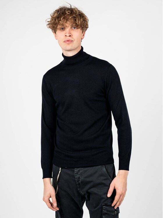 Xagon Xagon Sweter A22081 & ELV18 Granatowy Regular Fit