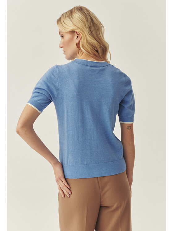 TATUUM Tatuum Sweter HILA Niebieski Classic Fit