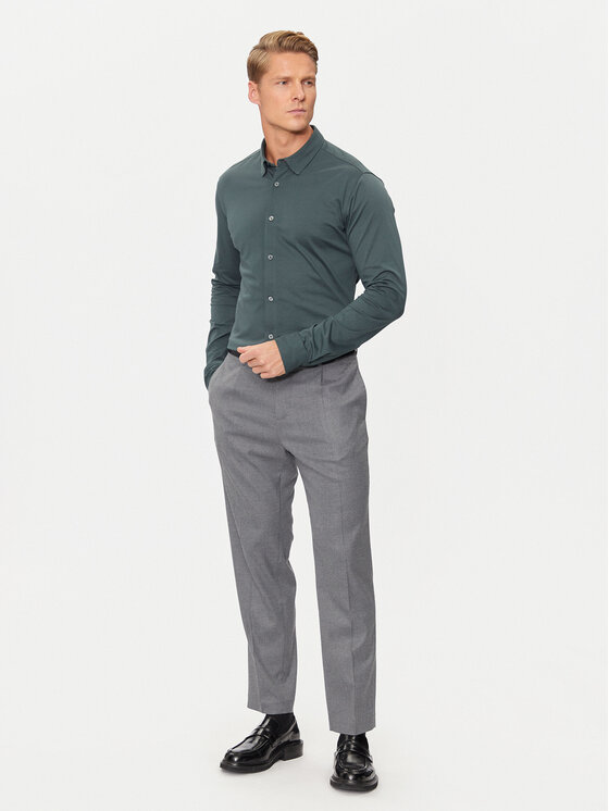Only & Sons Only & Sons Košulja Robin 22031023 Zelena Slim Fit