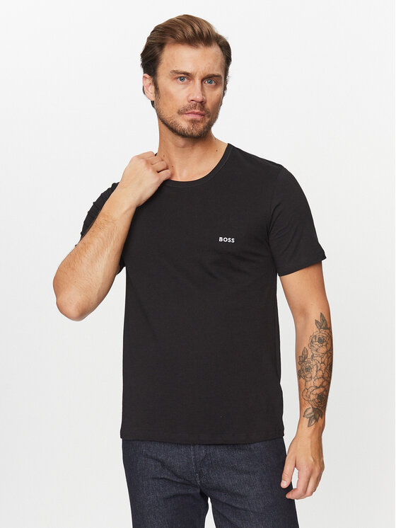 BOSS Boss Súprava 3 tričiek Tshirt Rn 3P Classic 50475284 Béžová Regular Fit