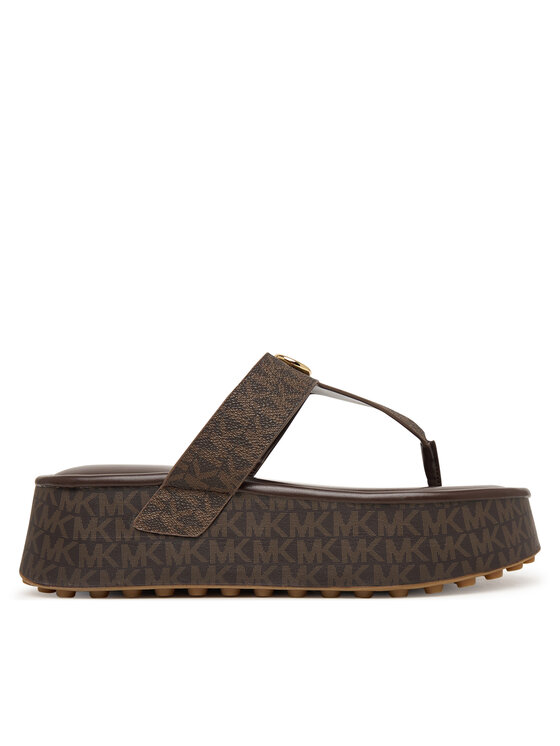 MICHAEL Michael Kors MICHAEL Michael Kors Japonki Koya Flip Flap 40R6KOFA2B Brązowy