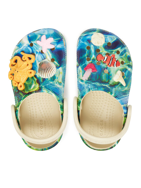 Crocs Crocs Klapki Classic Under The Sea Clog T 211266 Kolorowy