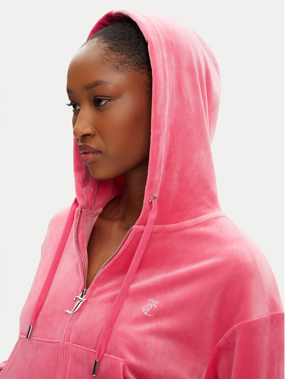 Juicy Couture Juicy Couture Pulóver Iccle JCWAS125308 Rózsaszín Loose Fit