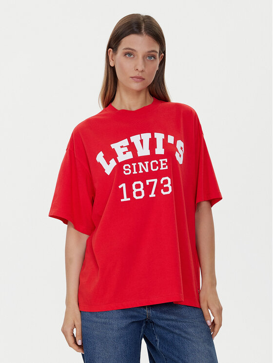 Levi's® Levi's® T-Shirt Graphic 000G4-0022 Czerwony Relaxed Fit