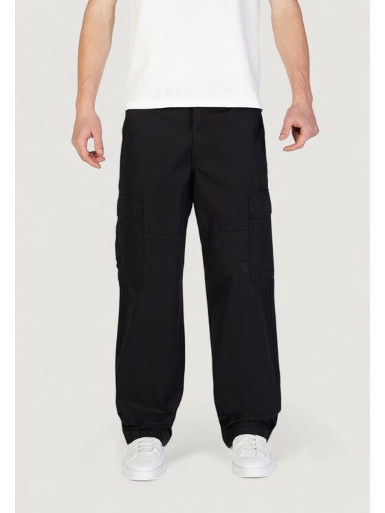 Jack&Jones Jack&Jones Pantaloni chino JPSTBILL KNOCKOUT CARGO LN Nero Cargo Fit