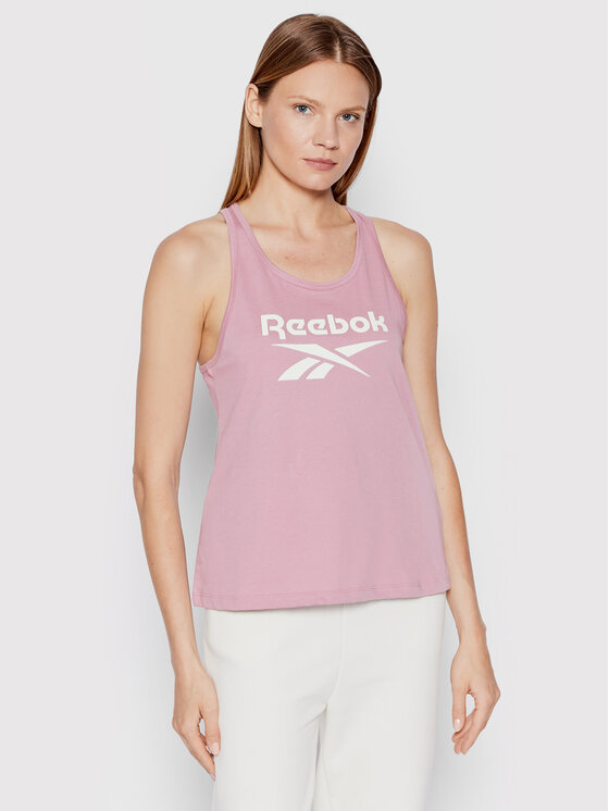 Reebok Top Identity HN6866 Viola Relaxed Fit, taglia : XS