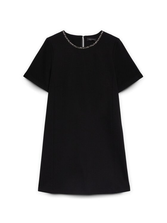 Fiorella Rubino Fiorella Rubino Vestito da giorno 7549T001561N033 Nero A-Line Fit