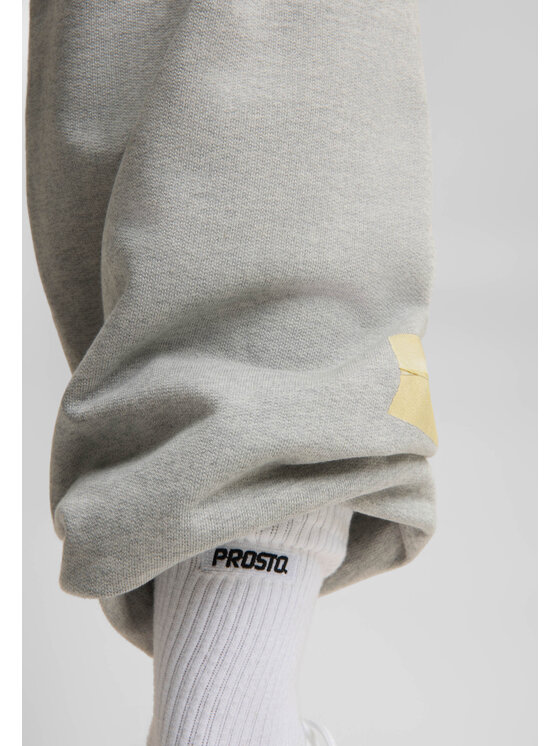 PROSTO. PROSTO. Spodnie dresowe Tape Szary Baggy Fit
