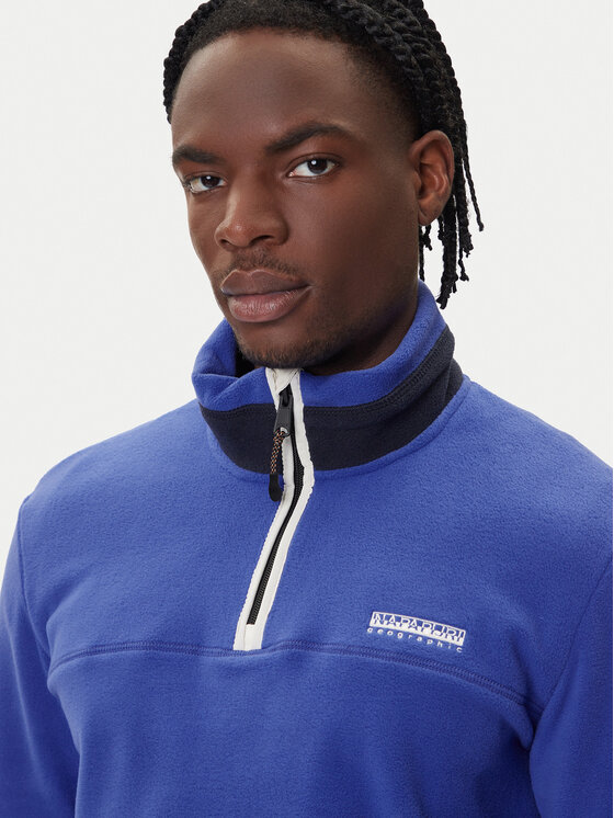 Napapijri Napapijri Fleecejacke T-Dergana NP0A88UZ Blau Regular Fit