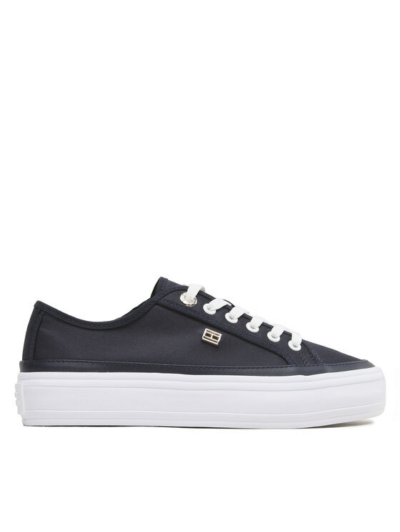 Tommy Hilfiger Tommy Hilfiger Гуменки Essential Vulc Canvas Sneaker FW0FW07459 Тъмносин