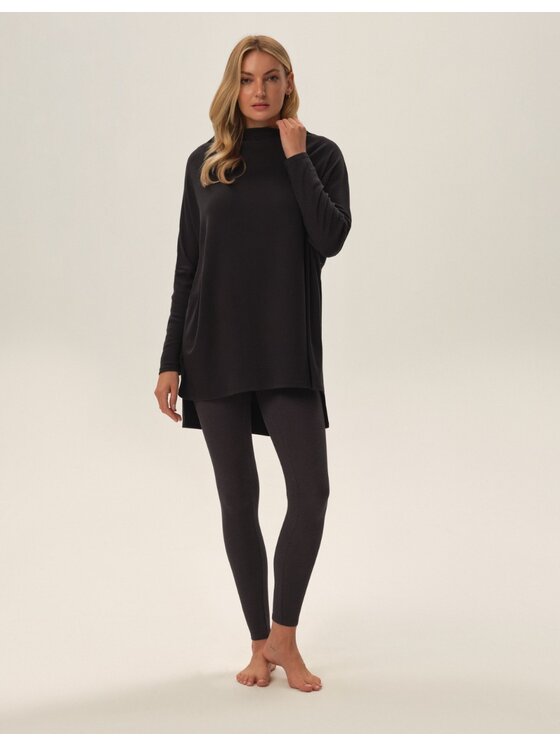 Esotiq Esotiq Bluza 42216 Szary Regular Fit