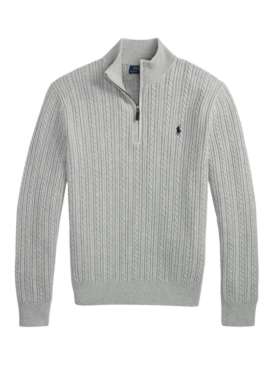 Polo Ralph Lauren Polo Ralph Lauren Svetr 710B26776002 Světle šedá Regular Fit