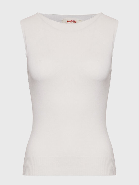 Kontatto Kontatto Τοπ 3M9026 Λευκό Regular Fit