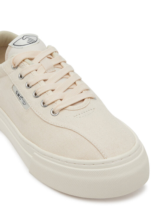 S.W.C Stepney Workers Club S.W.C Stepney Workers Club Tenis superge Dellow 02 Cup Canvas YA21102 Écru