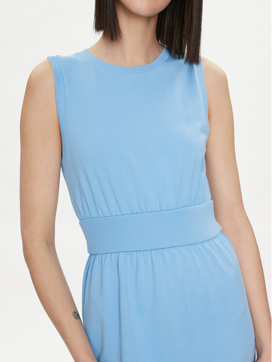 United Colors Of Benetton United Colors Of Benetton Sukienka letnia 3L3XDV01G Niebieski Regular Fit