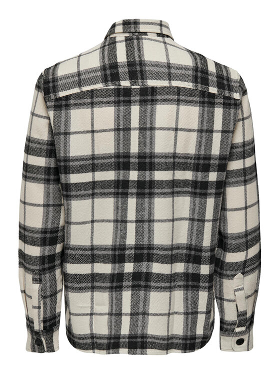 Only & Sons Only & Sons Camicia 22026313 Grigio Loose Fit