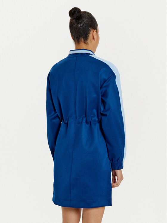 Lacoste Lacoste Pletena obleka EF4946 Modra Relaxed Fit
