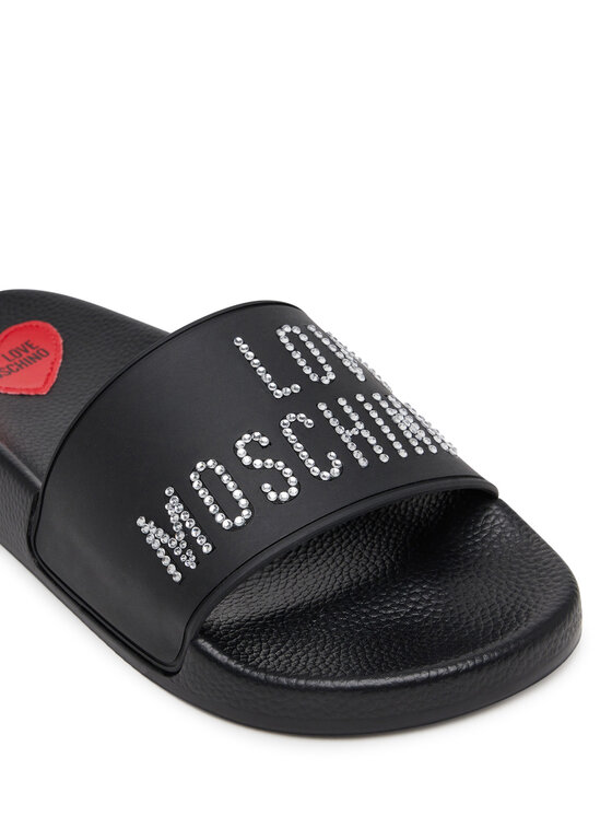 LOVE MOSCHINO LOVE MOSCHINO Şlapi JA28122G0MI13000 Negru