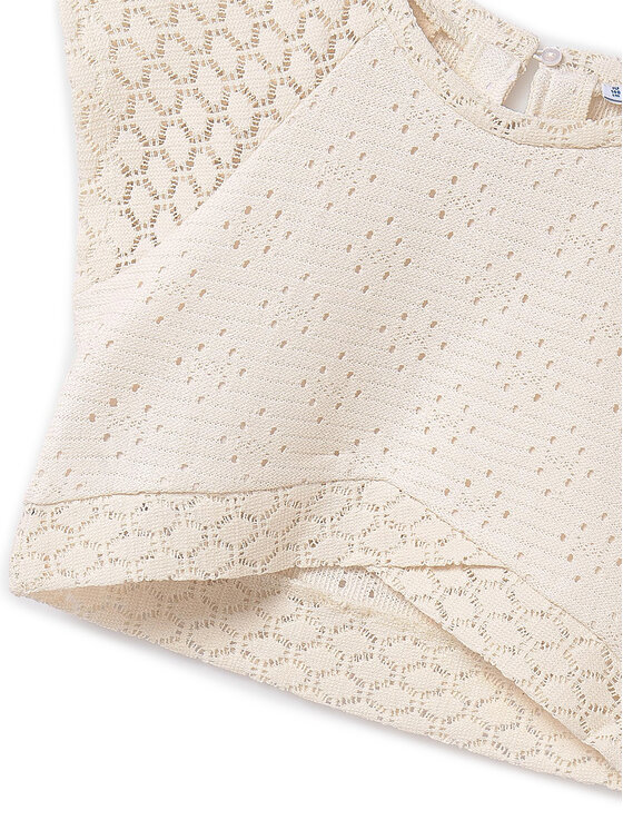Mayoral Mayoral Bluse 6042 Beige Regular Fit