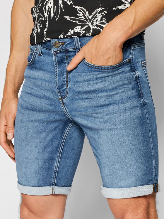Only & Sons Only & Sons Pantaloni scurți de blugi Ply 22018584 Bleumarin Regular Fit