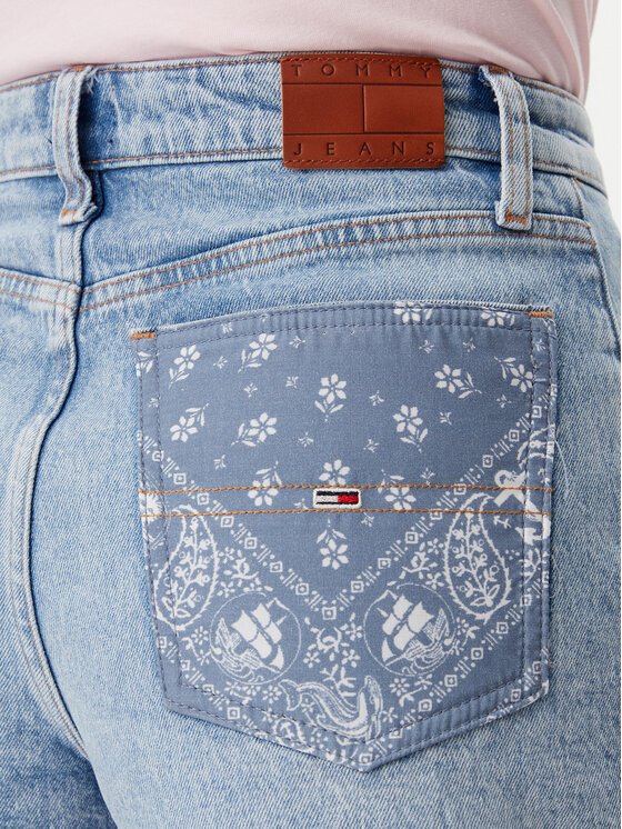Tommy Jeans Tommy Jeans Jeans kratke hlače DW0DW20087 Modra Slim Fit