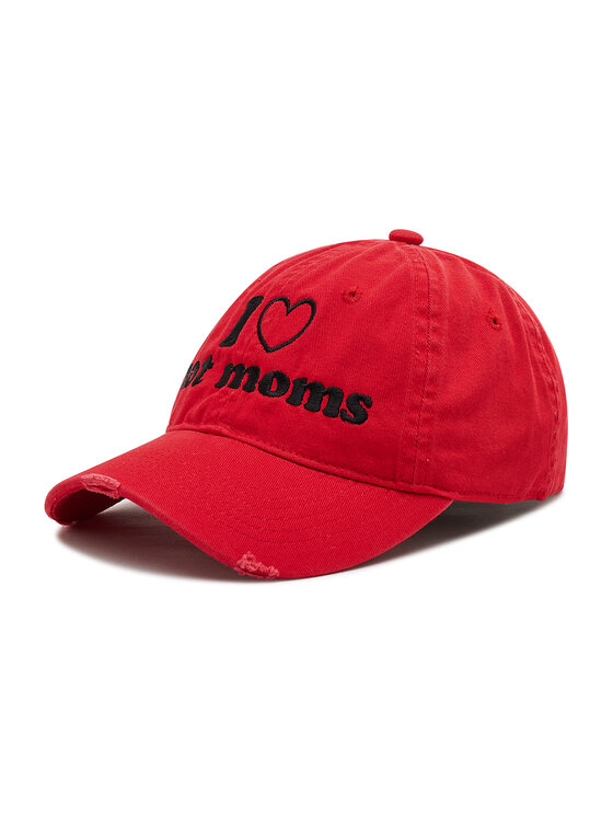 2005 Kepurė su snapeliu Hot Moms Hat Raudona