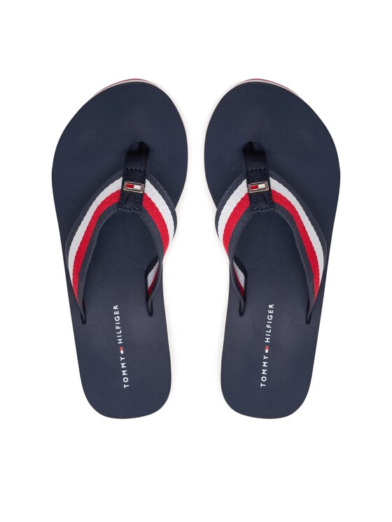 Tommy Hilfiger Tommy Hilfiger Varbavahesandaalid Corporate Wedge Beach Sandal FW0FW07987 Värviline