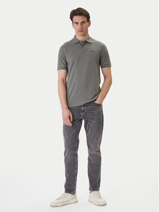 BOSS BOSS T-krekls Tales 50508584 Pelēks Regular Fit