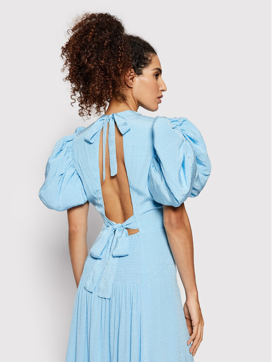 ROTATE ROTATE Vasaras kleita Dawn RT396 Zils Regular Fit