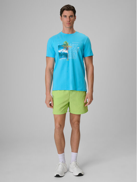 4F 4F T-shirt SUMMER CODE Blu Regular Fit