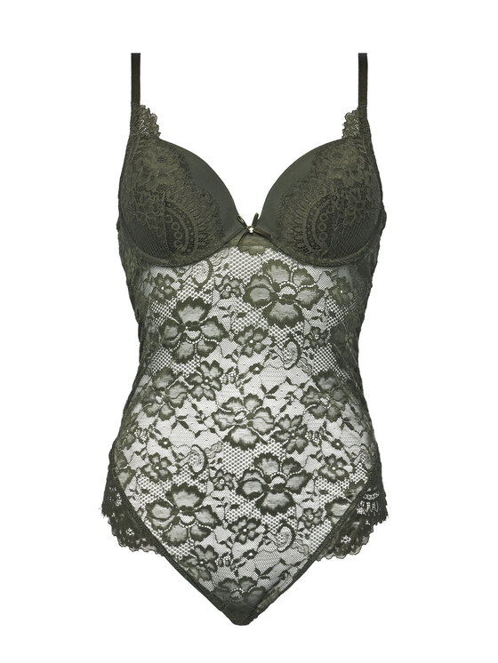 Hunkemöller Hunkemöller Bodi Amara 302447 Zelena
