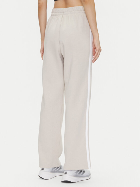 adidas adidas Παντελόνι φόρμας Essentials 3-Stripes JW9215 Μπεζ Regular Fit