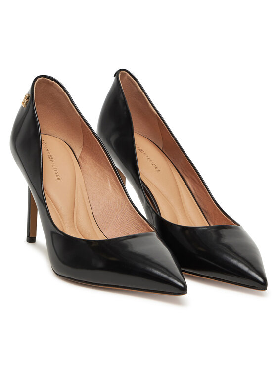 Tommy Hilfiger Tommy Hilfiger Обувки на ток Closed Pump FW0FW08969 Черен