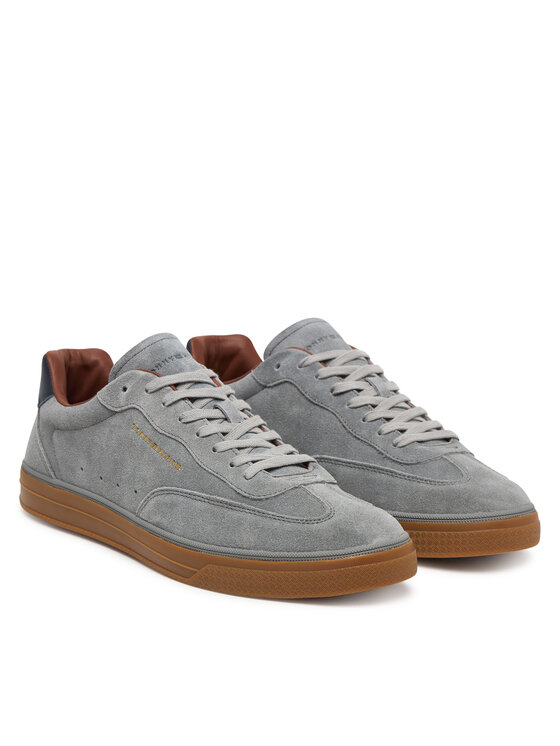 Tommy Hilfiger Tommy Hilfiger Laisvalaikio batai Th Lo Lux Suede Sneaker FM0FM05997 Pilka