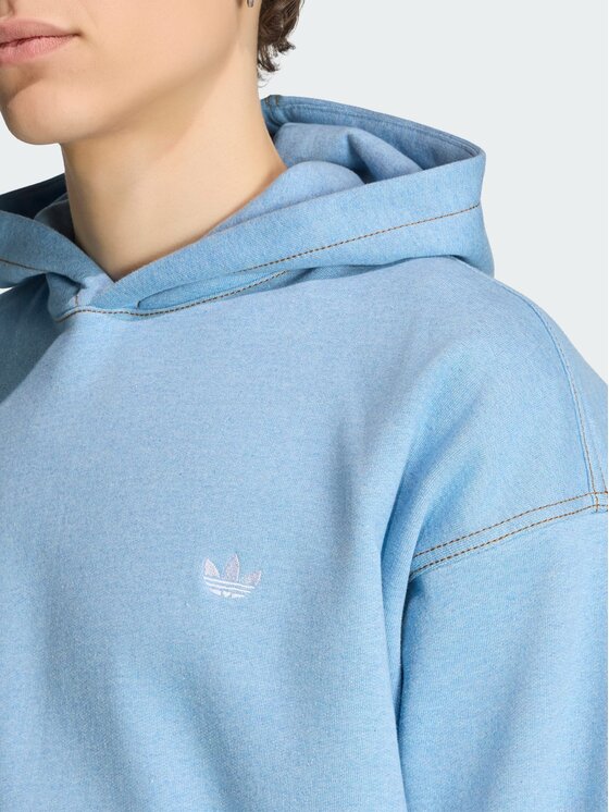 adidas adidas Bluza 165419 Niebieski jasny Loose Fit