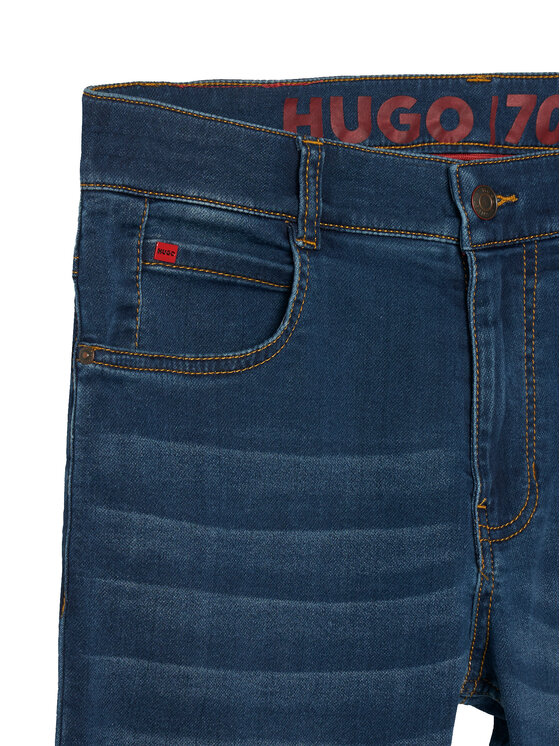 HUGO HUGO Džínsy G00987 D Tmavomodrá Slim Fit