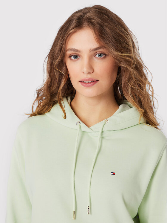 Tommy Hilfiger Tommy Hilfiger Bluza WW0WW32206 Zielony Regular Fit