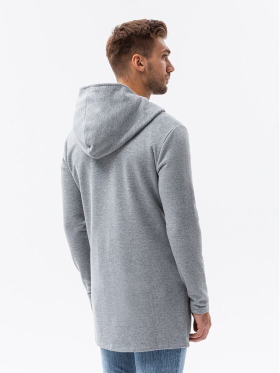 Ombre Ombre Mikina B668 Šedá Regular Fit