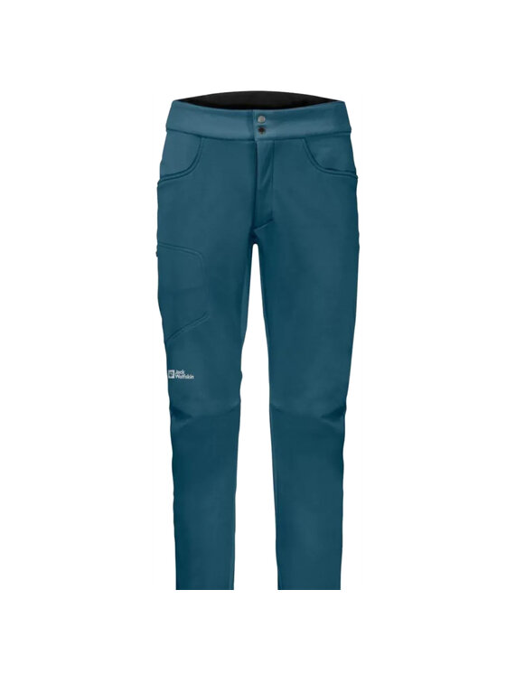 Jack Wolfskin Jack Wolfskin Spodnie dresowe Morobbia Pants M Niebieski Regular Fit
