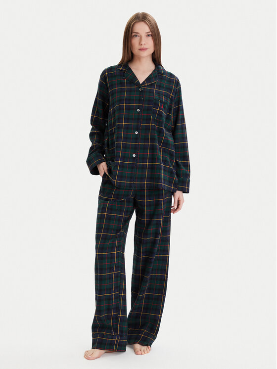 Polo Ralph Lauren Polo Ralph Lauren Pižama 4P8043 Zelena Relaxed Fit