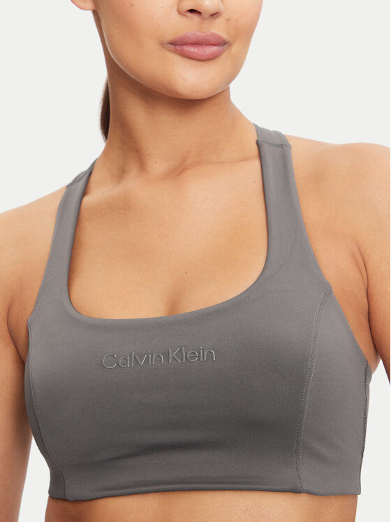 Calvin Klein Calvin Klein Podprsenkový top Support 00GWF4K171 Šedá